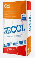 Hidróxido de cal (cal apagada) de Gecol. Saco 25 kg